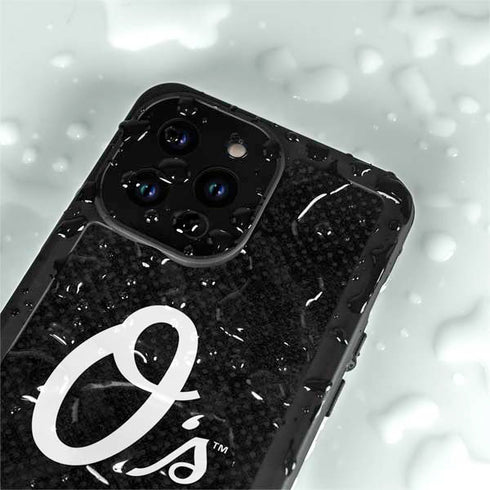 MLB Baltimore Orioles Dark Wash iPhone 15 Pro Waterproof Case